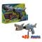 Arma de jucarie cu 10 sageti si bile din burete, Zapp Toys, Shark, Gri