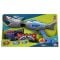 Arma de jucarie cu 10 sageti si bile din burete, Zapp Toys, Shark, Gri
