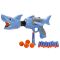 Arma de jucarie cu 10 sageti si bile din burete, Zapp Toys, Shark, Albastru