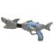 Arma de jucarie cu 10 sageti si bile din burete, Zapp Toys, Shark, Gri