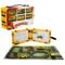 Set 6 vehicule si harta orasului, Maxx Wheels, Carry Case, 1:64