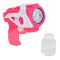 Pistol de facut baloane cu lumini si sunete, Bubble Gun, 160 ml, Roz