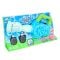 Pistol de facut baloane cu lumini si sunete, Bubble Gun, 256 ml, Albastru