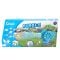 Pistol de facut baloane cu lumini si sunete, Bubble Gun, 256 ml, Albastru