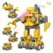 Robot transformabil 5in1, Zapp Toys, Autobots, Galben