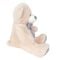 Ursulet de plus cu papion, Puffy Friends, Bleu, 50 cm