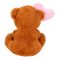 Ursulet de plus cu inima, Puffy Friends, Maro, 40 cm