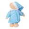 Ursulet de plus in pijama, Puffy Friends, Albastru, 30 cm