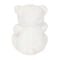Ursulet de plus cu inima, Puffy Friends, Alb, 30 cm