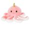 Jucarie de plus, Puffy Friends, Caracatita, Roz, 45 cm