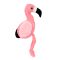 Jucarie de plus, Puffy Friends, Flamingo, 45 cm