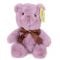 Ursulet de plus cu funda, Puffy Friends, Mov, 20 cm