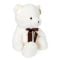 Ursulet de plus, Puffy Friends, Alb, 45 cm