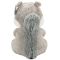 Jucarie de plus, Puffy Friends, Veverita cu ghinda, Gri, 30 cm