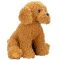 Jucarie de plus, Puffy Friends, Catelus Poodle, Maro deschis, 33 cm 