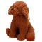 Jucarie de plus, Puffy Friends, Catelus Poodle, Maro inchis, 33cm
