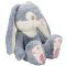 Jucarie de plus, Puffy Friends, Iepuras, Albastru, 35 cm
