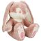 Jucarie de plus, Puffy Friends, Iepuras, Roz inchis, 35 cm