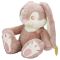 Jucarie de plus, Puffy Friends, Iepuras, Roz inchis, 35 cm