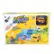 Set de joaca vehicul si circuit tip puzzle, Rail Car Diy Puzzle, 18 piese