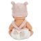 Bebelus cu paturica, Baby So Lovely, Roz, 30 cm