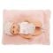 Bebelus cu paturica, Baby So Lovely, Roz, 30 cm