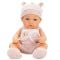 Bebelus cu paturica, Baby So Lovely, Roz, 30 cm