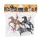 Set figurine cowboy cu cal, Wild West Hero