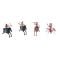Set figurine cowboy cu cal, Wild West Hero