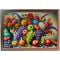 Puzzle Witty Puzzlezz, Decor cu fructe si flori, 250 piese