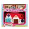 Set de joaca casuta si 2 figurine, Hommy, Home Sweet Home, 14 piese