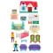 Set de joaca casuta si 2 figurine, Hommy, Home Sweet Home, 14 piese