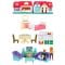 Set de joaca casuta si 2 figurine, Hommy, Home Sweet Home, 14 piese
