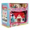 Set de joaca casuta si 2 figurine, Hommy, Home Sweet Home, 14 piese