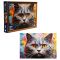 Puzzle Witty Puzzlezz, Pisica, 500 piese