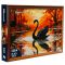 Puzzle Witty Puzzlezz, Lebada neagra, 500 piese