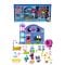 Set 4 figurine si 20 accesorii, Littlest Pet Shop, Deluxe Playset