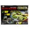 Set pista de curse cu 2 masini, Glow Racing, Slot Track, 1:64