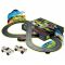 Set pista de curse cu 2 masini, Glow Racing, Slot Track, 1:64