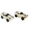 Set pista de curse cu 2 masini, Glow Racing, Slot Track, 1:64