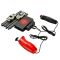 Set pista de curse cu 2 masini, Glow Racing, Slot Track, 1:64