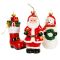 Set 3 decoratiuni, Alska, Om de zapada, Mos Craciun si gheata cu cadouri