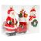 Set 3 decoratiuni, Alska, Om de zapada, Mos Craciun si gheata cu cadouri
