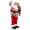 Figurina decorativa, Alska, Mos Craciun cu felinar, 46 cm
