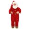 Figurina decorativa, Alska, Mos Craciun in pijamale, 28 cm