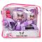 Set patine cu rotile si protectii, Rising Sports, Kuromi, Marime 25-31, Mov