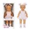 Papusa Dollz And More, Tina balerina, Roz deschis, 45 cm