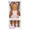 Papusa Dollz And More, Tina balerina, Roz deschis, 45 cm