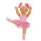 Papusa Dollz And More, Tina balerina, Roz inchis, 45 cm