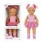 Papusa Dollz And More, Tina balerina, Roz inchis, 45 cm